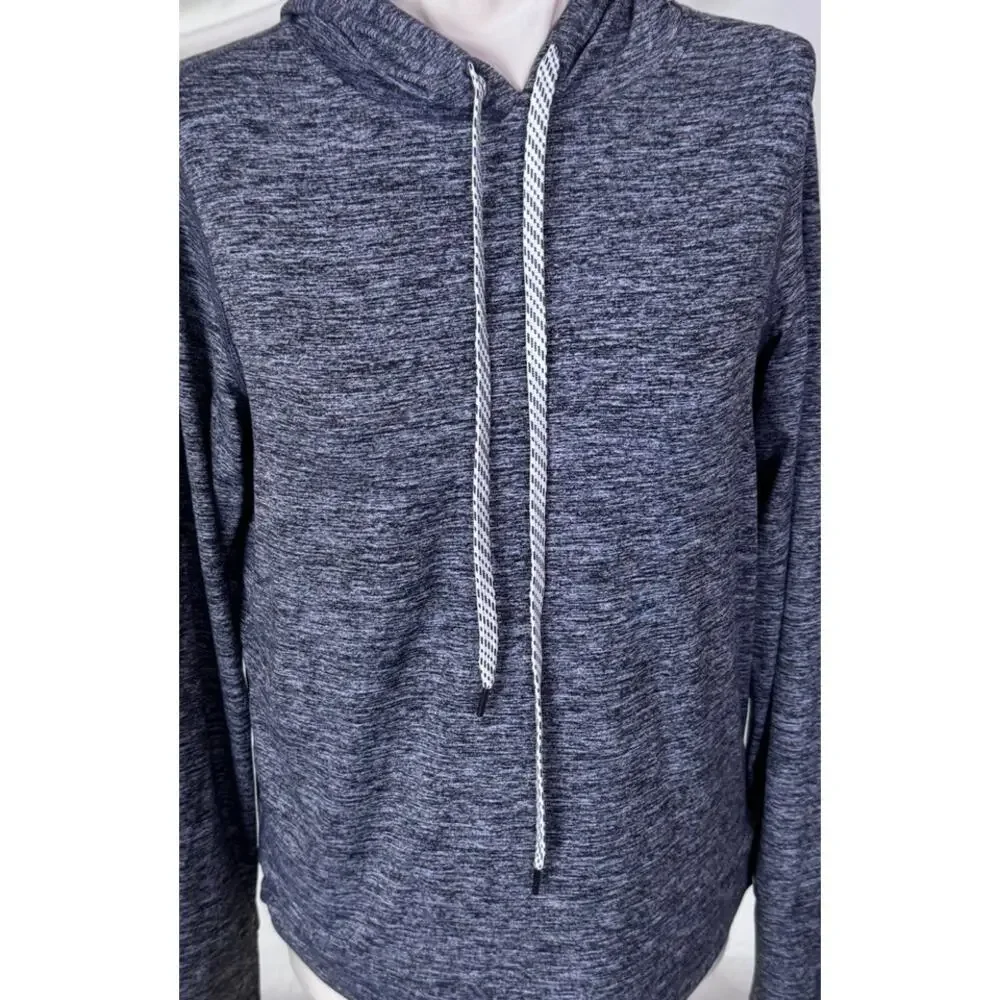 Member's Mark Favorite Soft Pullover Small Hooded Sweatshirt Heather Gray